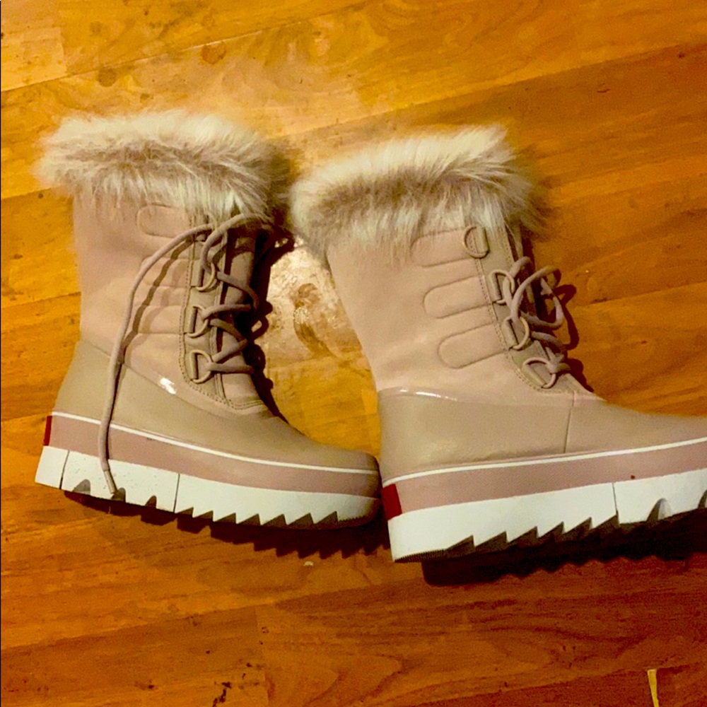 SOREL JOAN OF ARCTIC NEXT FAUX FUR WATERPROOF SNOW